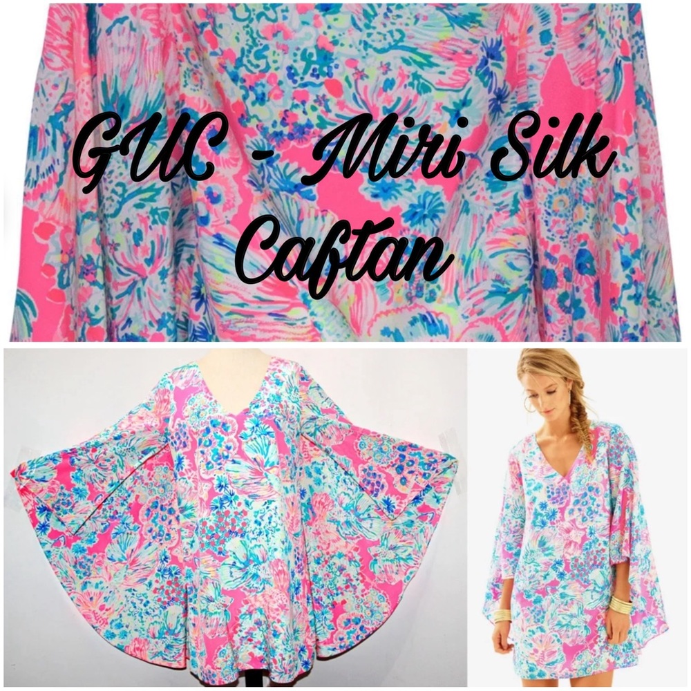 GUC - Lilly Pulitzer Miri Silk Caftan sz 4